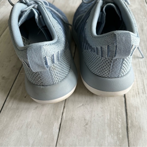 PREOWNED NIKE WOMENS ROSHE TWO FLY KNIT RUNNING SNEAKERS BLUE RIBBED SIZE 8.5 - Picture 5 of 9
